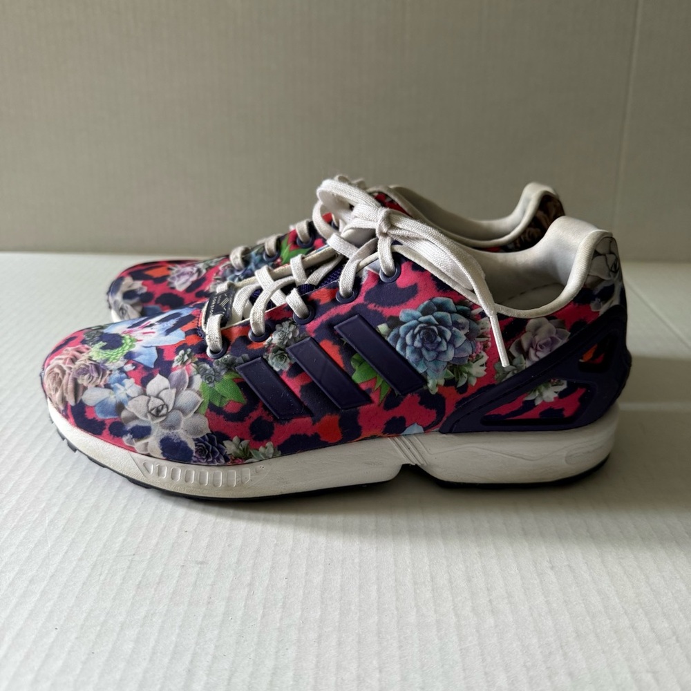 Adidas ZX Shoes Men’s Size 6.5 Flux Floral Torsion City Park  Ortholite Athletic